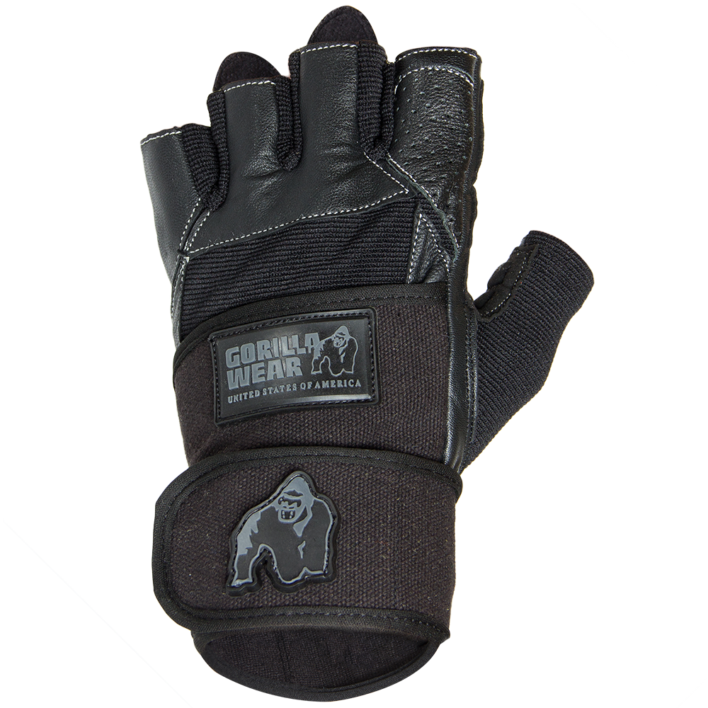 Dallas Wrist Wrap Gloves - Black