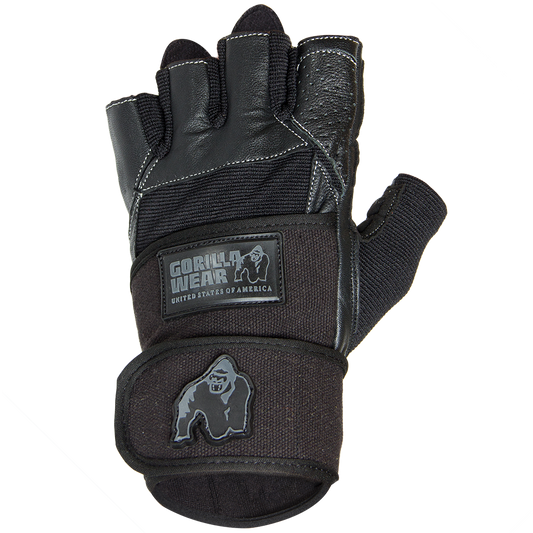 Dallas Wrist Wrap Gloves - Black