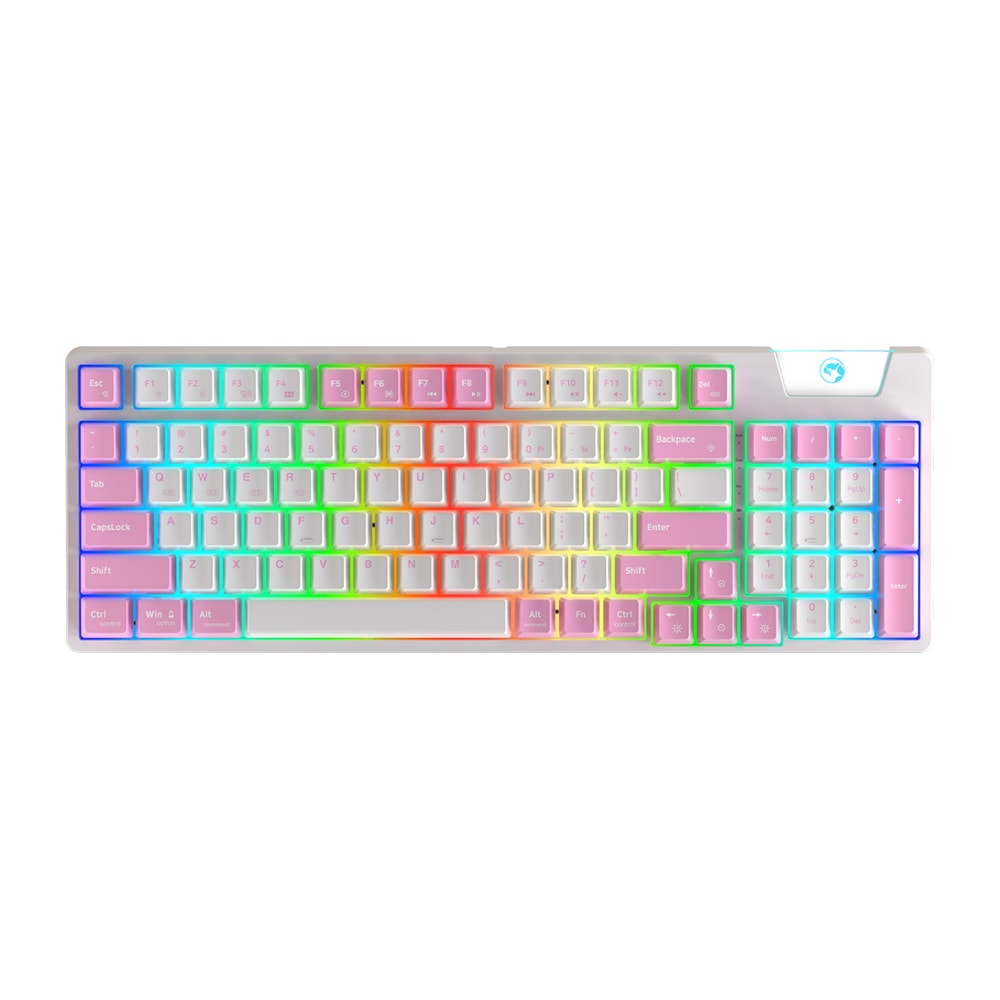 Keyboard MARVO KG972W EN-PK+WH-P