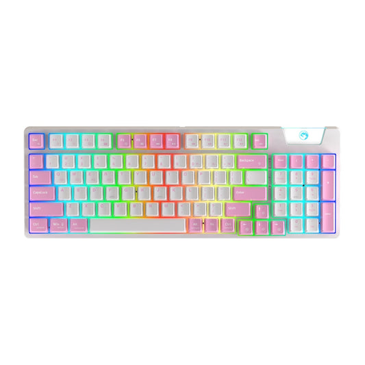 Tastierë MARVO KG972W EN-PK+WH-P