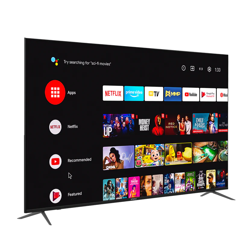 TV Smart VIVAX 75" A Series 75UHD10K 4K