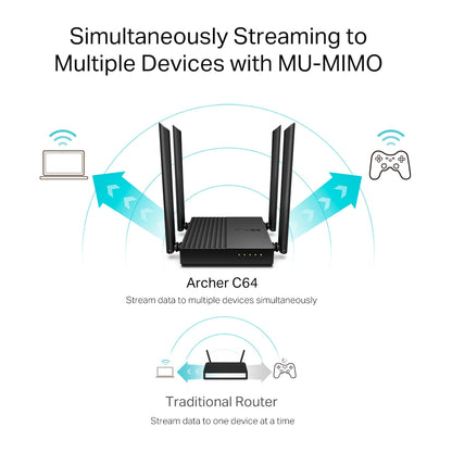 Router Tp-Link Ac1200 Archer C64