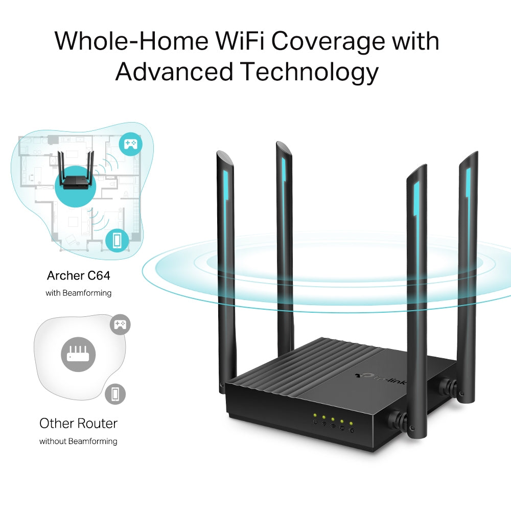 Router Tp-Link Ac1200 Archer C64