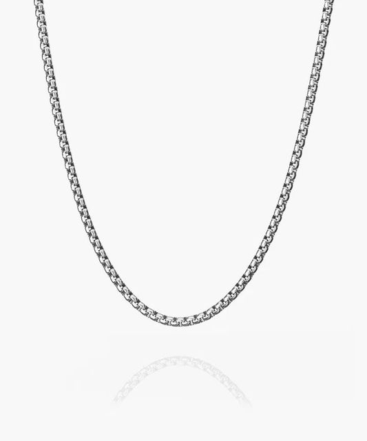 Pig & Hen BOXCHAIN NECKLACE - SILVER