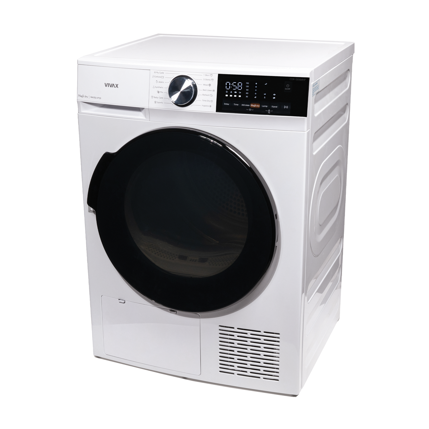 Rrobathrëse me pomp termike Vivax CDR-0816MHP, 8 Kg