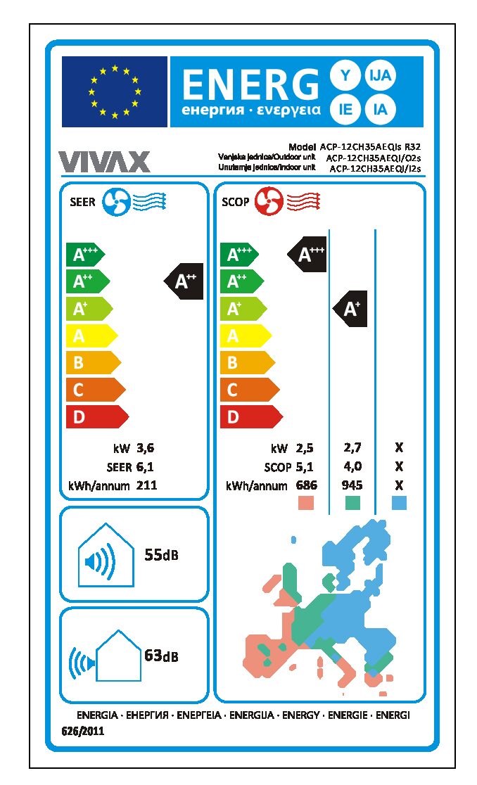 VIVAX Q SERIES 18btu AIR CONDITIONER
