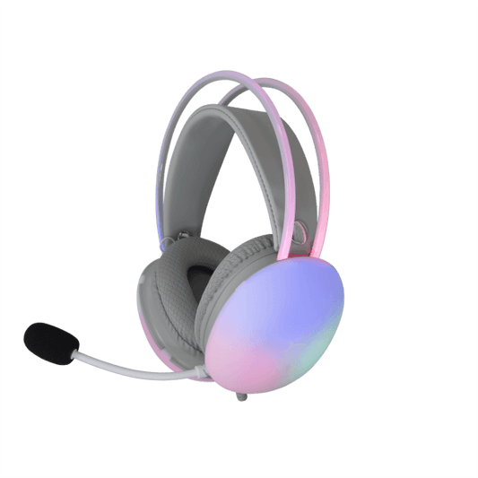 Kufje Gaming White Shark GH-2342 Firefly, RGB TË BARDHA