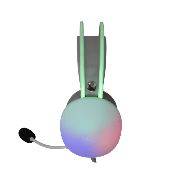 Kufje Gaming White Shark GH-2342 Firefly, RGB TË BARDHA