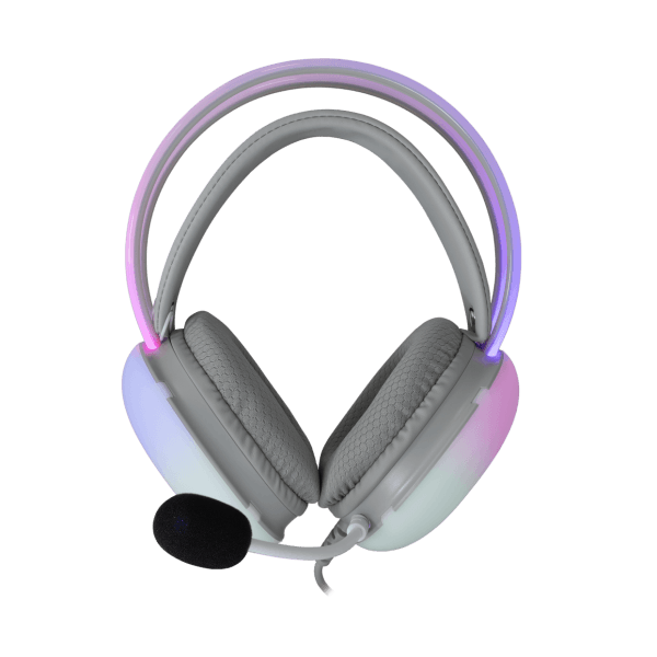 Kufje Gaming White Shark GH-2342 Firefly, RGB TË BARDHA