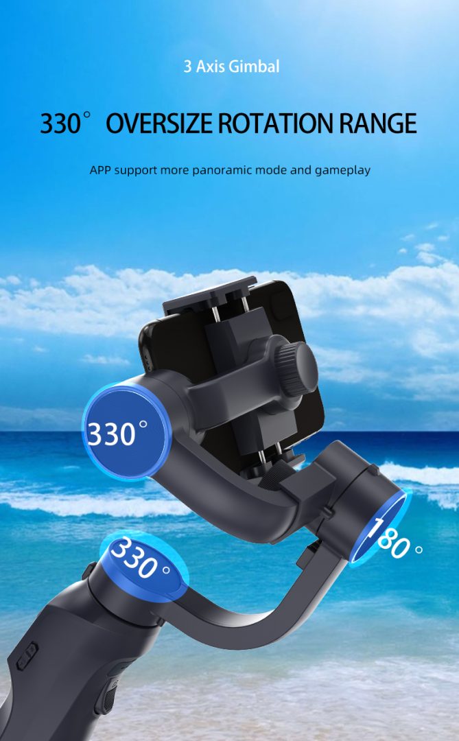 Gimbal Profesional F10 Pro 3-Axis