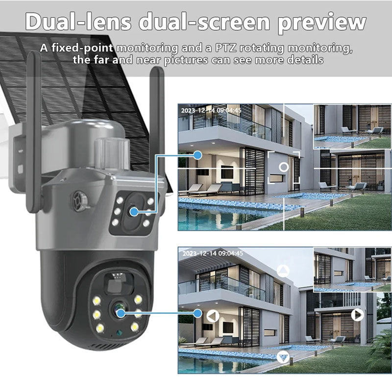 Kamere Solare 4G Dual Lense 6.0MP