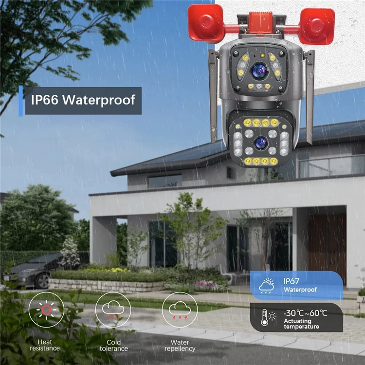 Kamere Wifi Dual Lense 6.0MP Me Alarm ( Blej 1 Merr 1 Gratis )