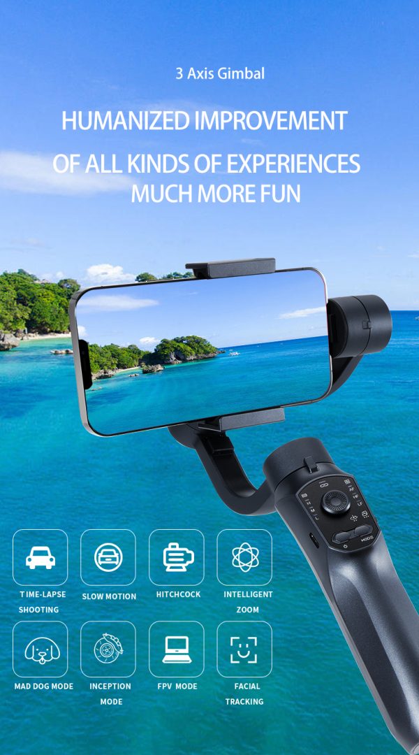 Gimbal Profesional F10 Pro 3-Axis