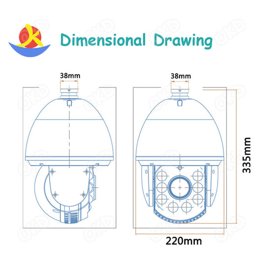 Kamere 8.0 MP 36x Optical Zoom Professional PTZ camera