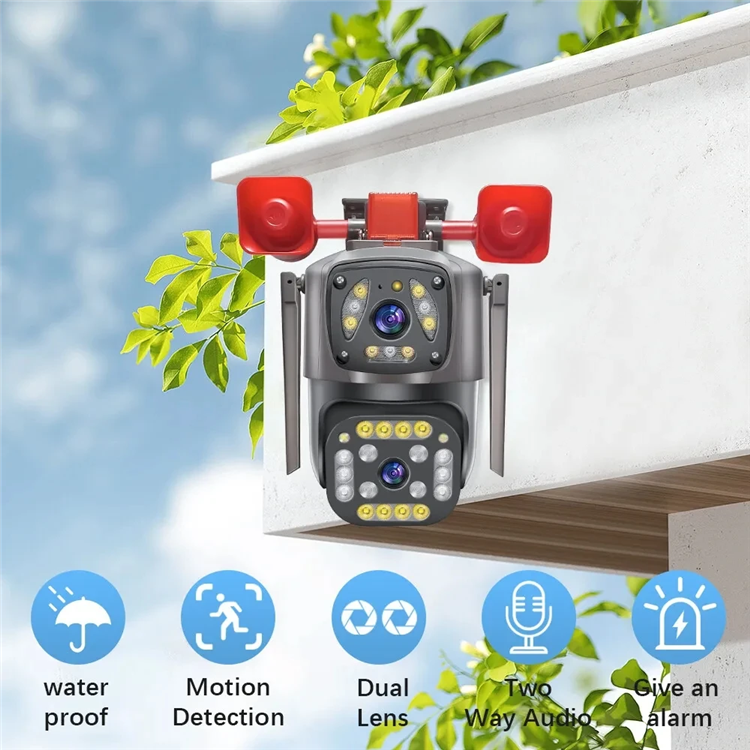 Kamere Wifi Dual Lense 6.0MP Me Alarm ( Blej 1 Merr 1 Gratis )