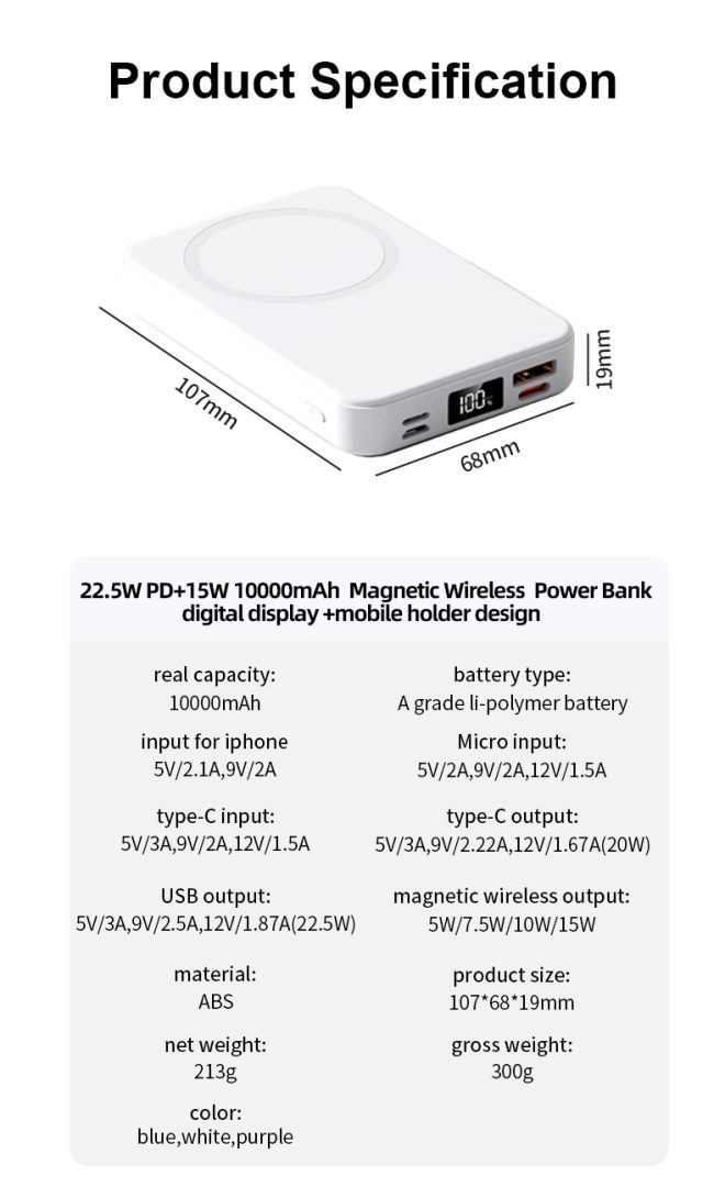 Powerbank 10000mAh PB524
