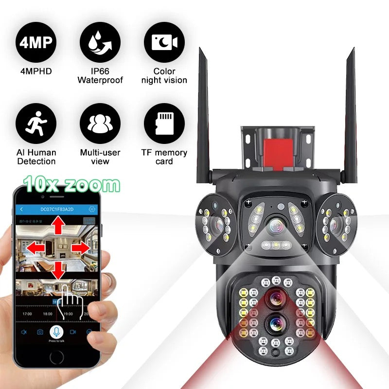 Kamere WiFi Dual Camera Quad-Lense 12.0MP