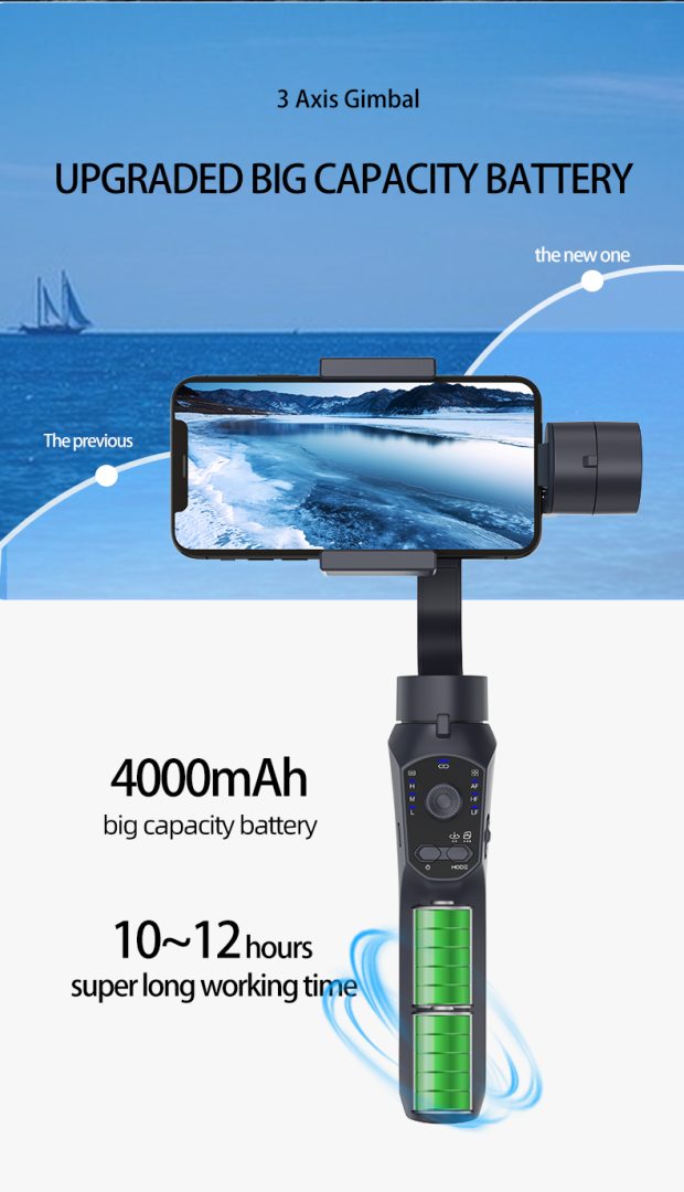 Gimbal Profesional F10 Pro 3-Axis