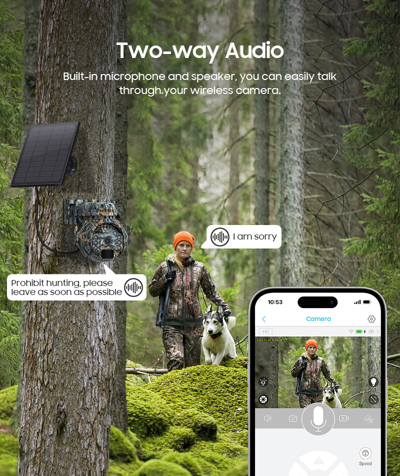 Kamere Gjuetie Solare 4G 6.0MP Zoom Optical 12X