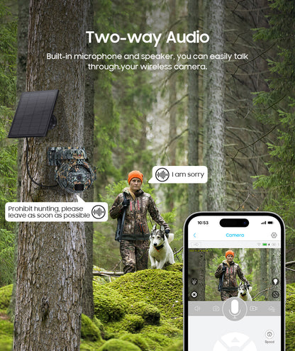 Kamere Gjuetie Solare 4G 6.0MP Zoom Optical 12X