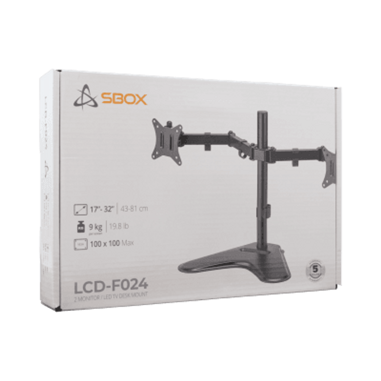 Mbajtese Monitorav Sbox LCD-F024