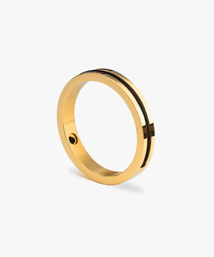 Pig & Hen NAVARCH RING 4 - BLACK GOLD