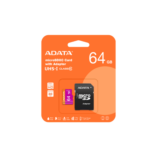 MicroSD card 64GB ADATA