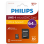 MicroSD card 64gb Philips (FM64MP45B)