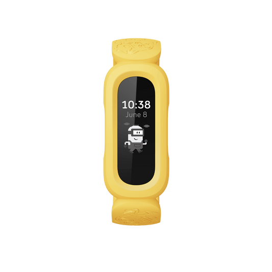 Orë për fëmijë FitBit Ace3, Minions Edition, e verdhë