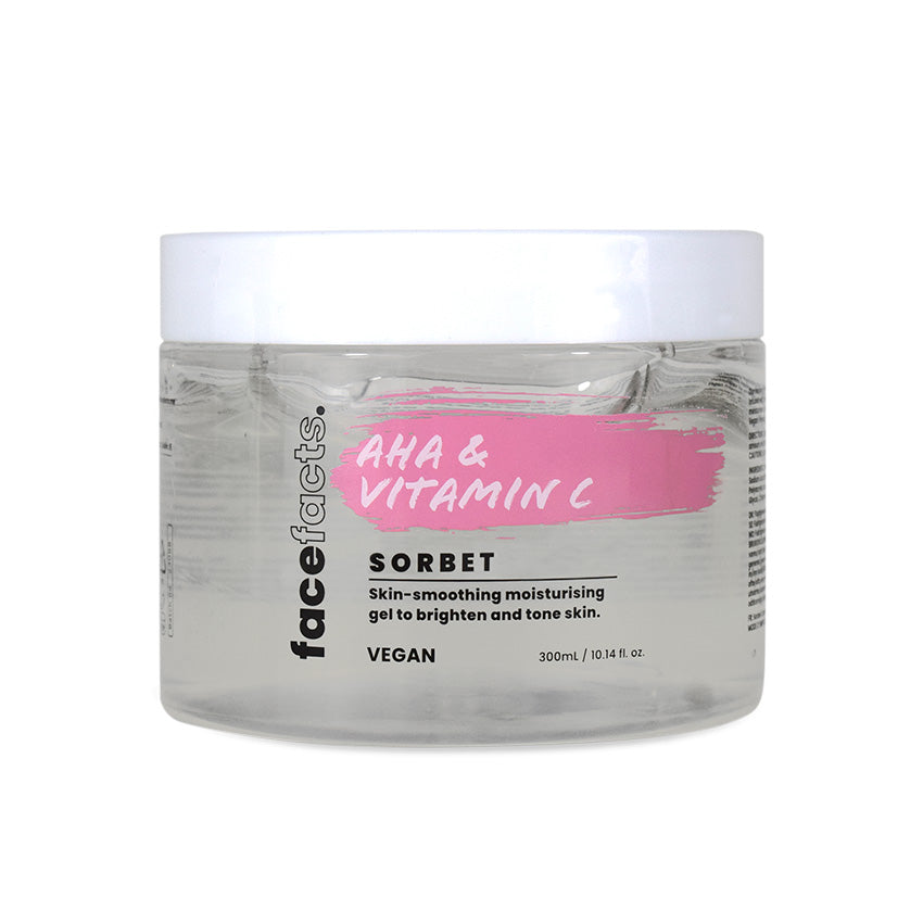 Face Facts AHA + Vitamin C Sorbet Moisturiser - 300g