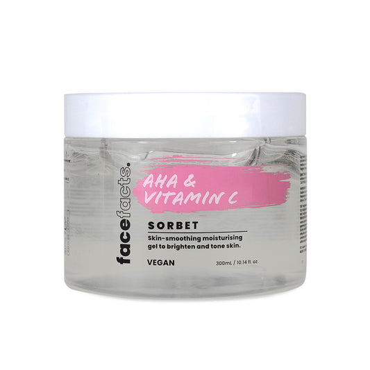 Face Facts AHA + Vitamin C Sorbet Moisturiser - 300g