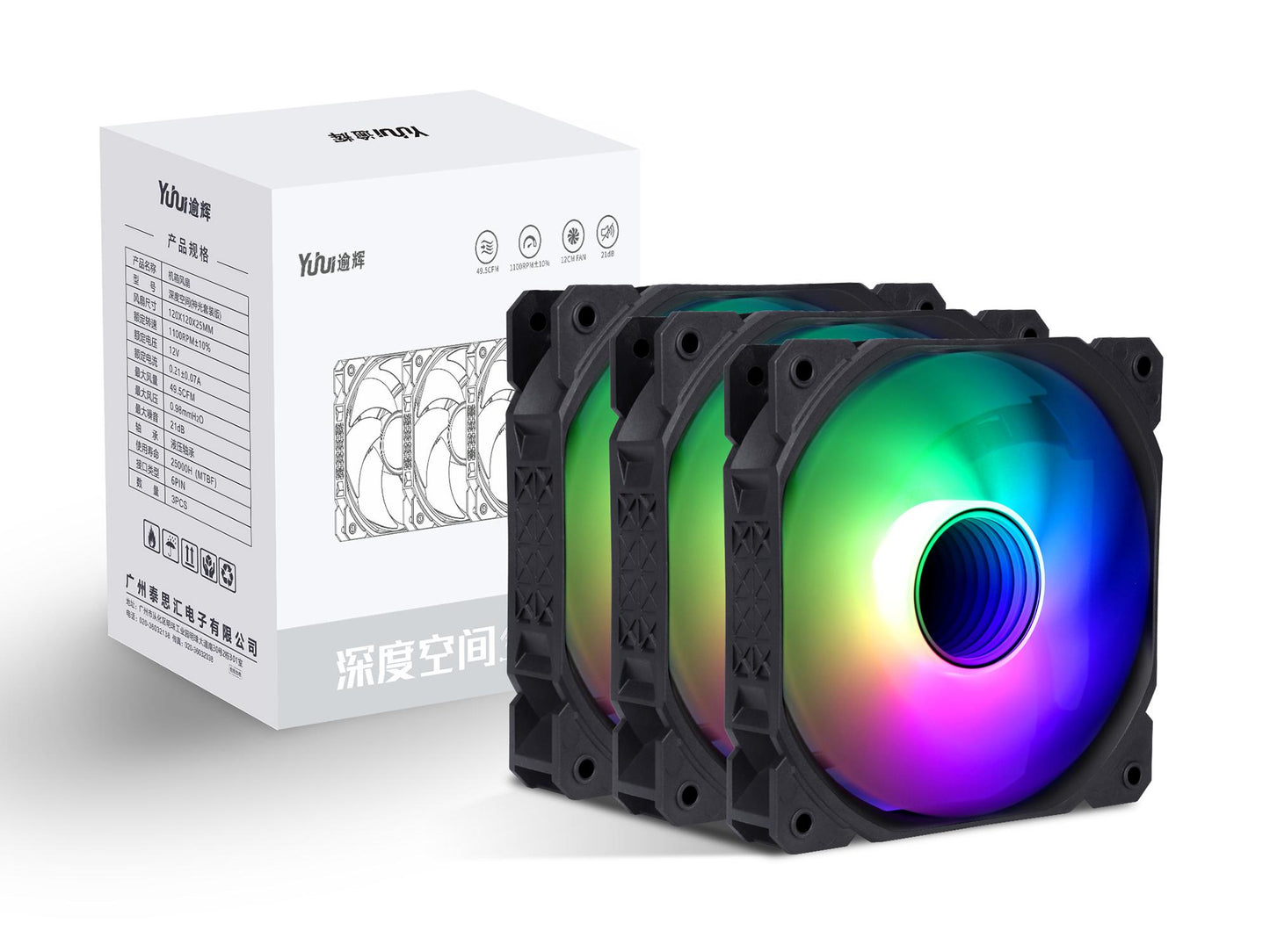 Ventilator Ftohës Për Kompjuter SAMA BLB 3 IN 1 ARGB fan kt