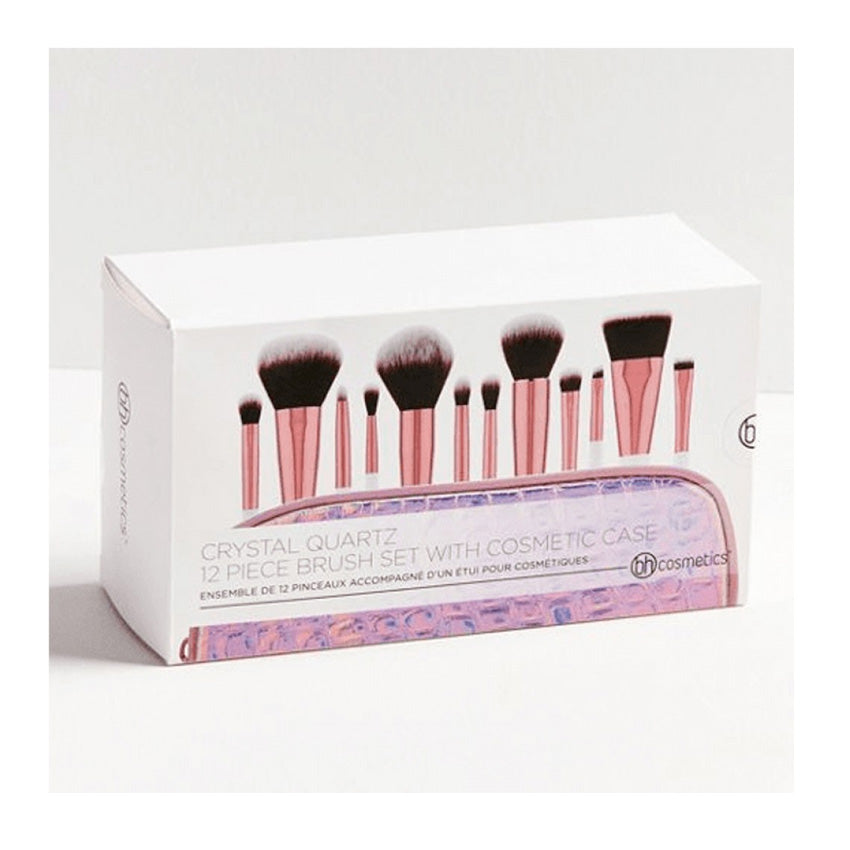 BH Cosmetics Crystal Quartz Brush Set - 12 Pieces
