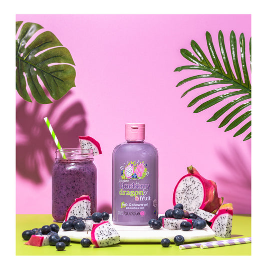 Bubble T Blueberry &amp; Dragon Fruit Bath &amp; Shower gel 500ml