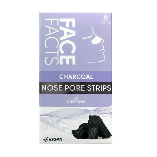 Face Facts Charcoal Nose Pore Strips - 6 Strips