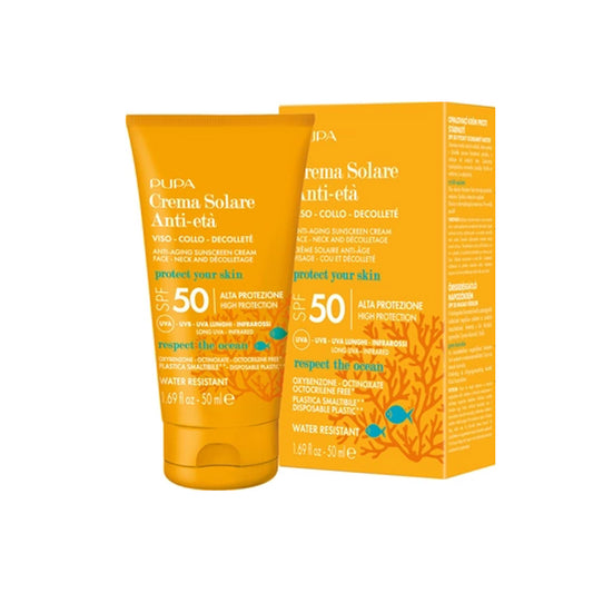 Pupa Anti-Aging Sunscreen SPF 50 Face - Neck 50ml