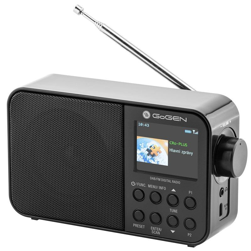 Portable Digital Radio with LCD Screen and Bluetooth GOGEN GOGDAB500BTC