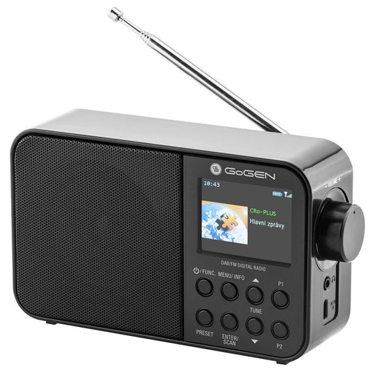 Portable Digital Radio with LCD Screen and Bluetooth GOGEN GOGDAB500BTC
