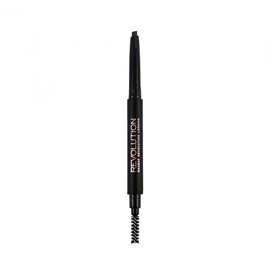 Revolution Duo Brow Definer Pencil - Dark Brown