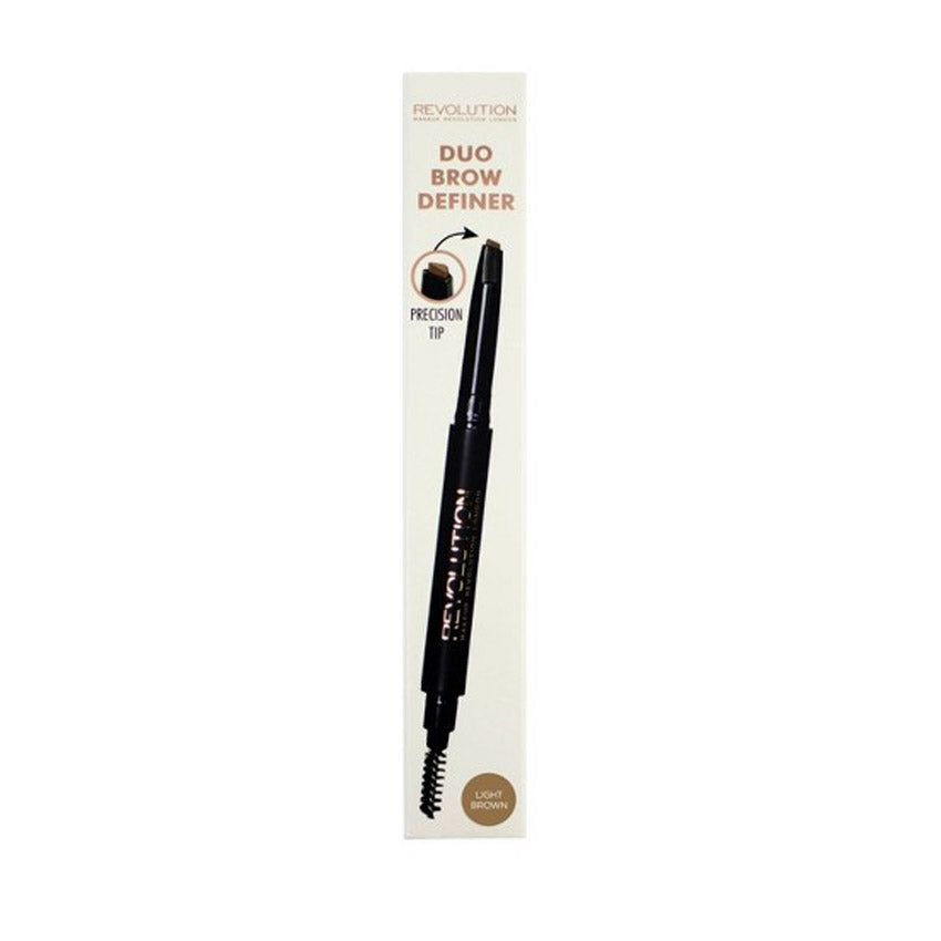 Revolution Duo Brow Definer Pencil - Light Brown