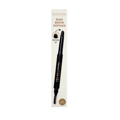 Revolution Duo Brow Definer Pencil - Light Brown