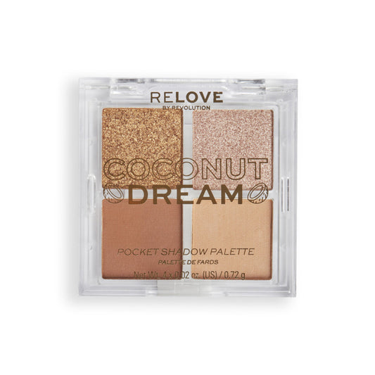 Revolution Relove - Pocket Size Eyeshadow Palette - Coconut Dream
