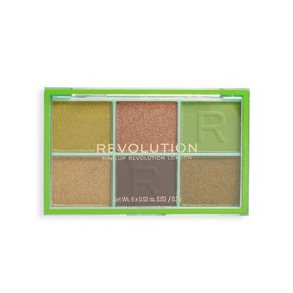 Revolution - Mini Shadow Palette Mini Color Reloaded - Its Giving Green