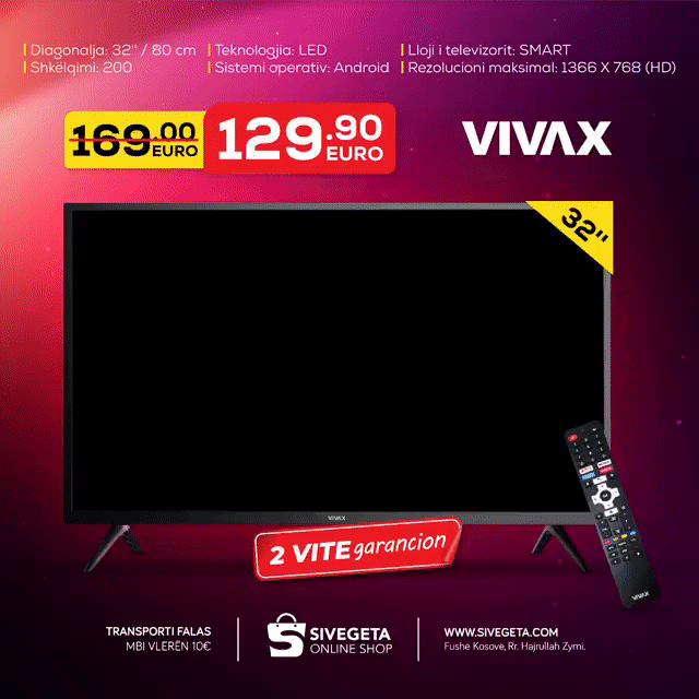 SMART TV 32" VIVAX Imago B 32LE20K