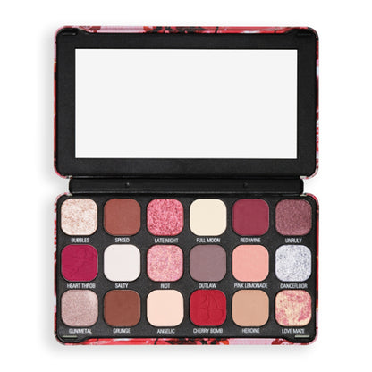 Revolution Forever Flawless Eyeshadow Palette - Cherry Rebel Red