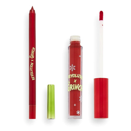 Revolution The Grinch X Revolution Little Max Lip Set