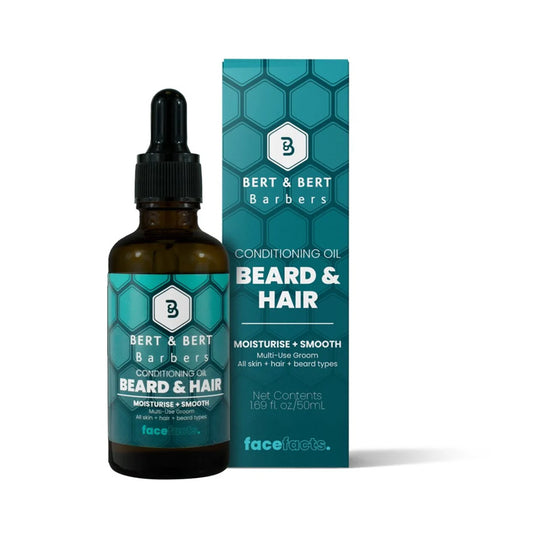 Face Facts Bert &amp; Bert Beard &amp; Hair Conditioning Oil - 50ml