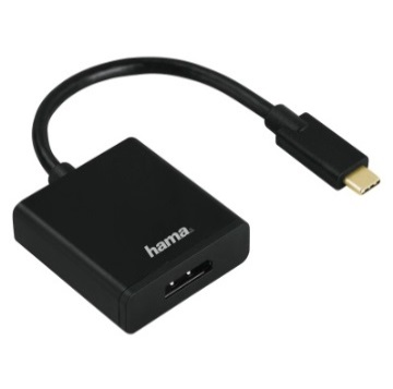 Hama USB Type-C to DisplayPort Adapter, Ultra HD
 135725