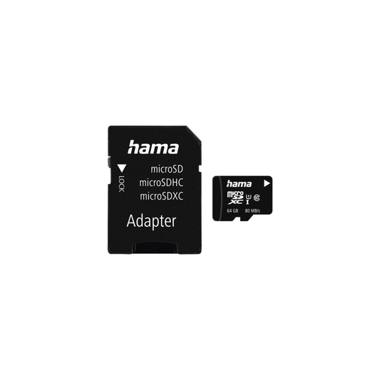MicroSD card 64gb Hama