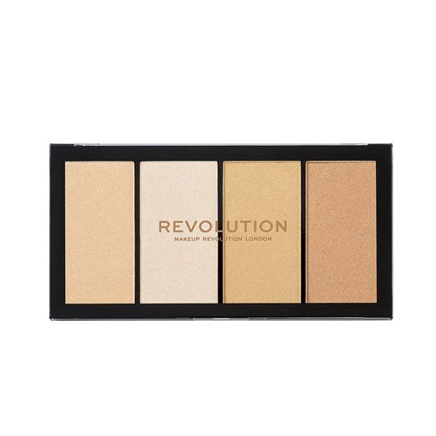 Revolution Reloaded Highlighter Palette Luster Lights Warm